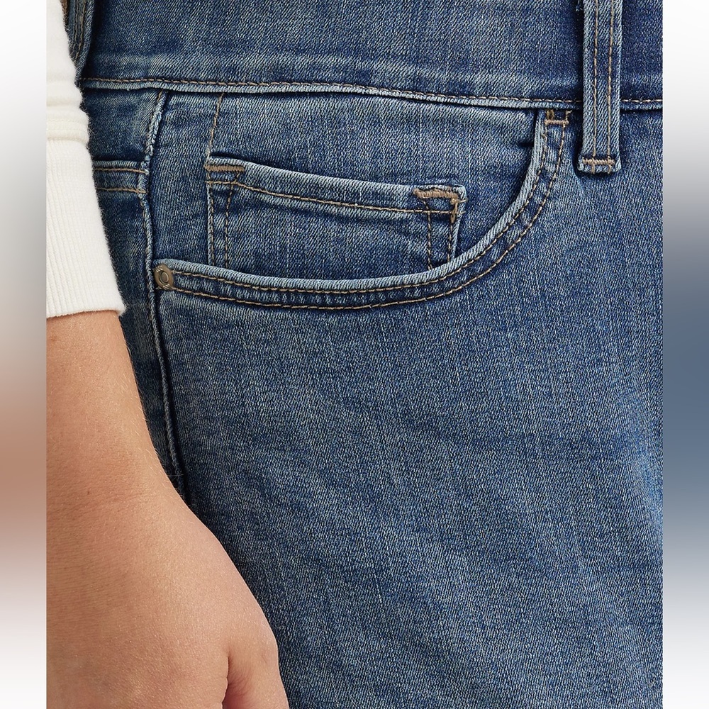 NWT! Lee Plus Size Straight Leg Blue Jeans Women's 30W Flex Motion Regular Fit - Picture 5 of 11